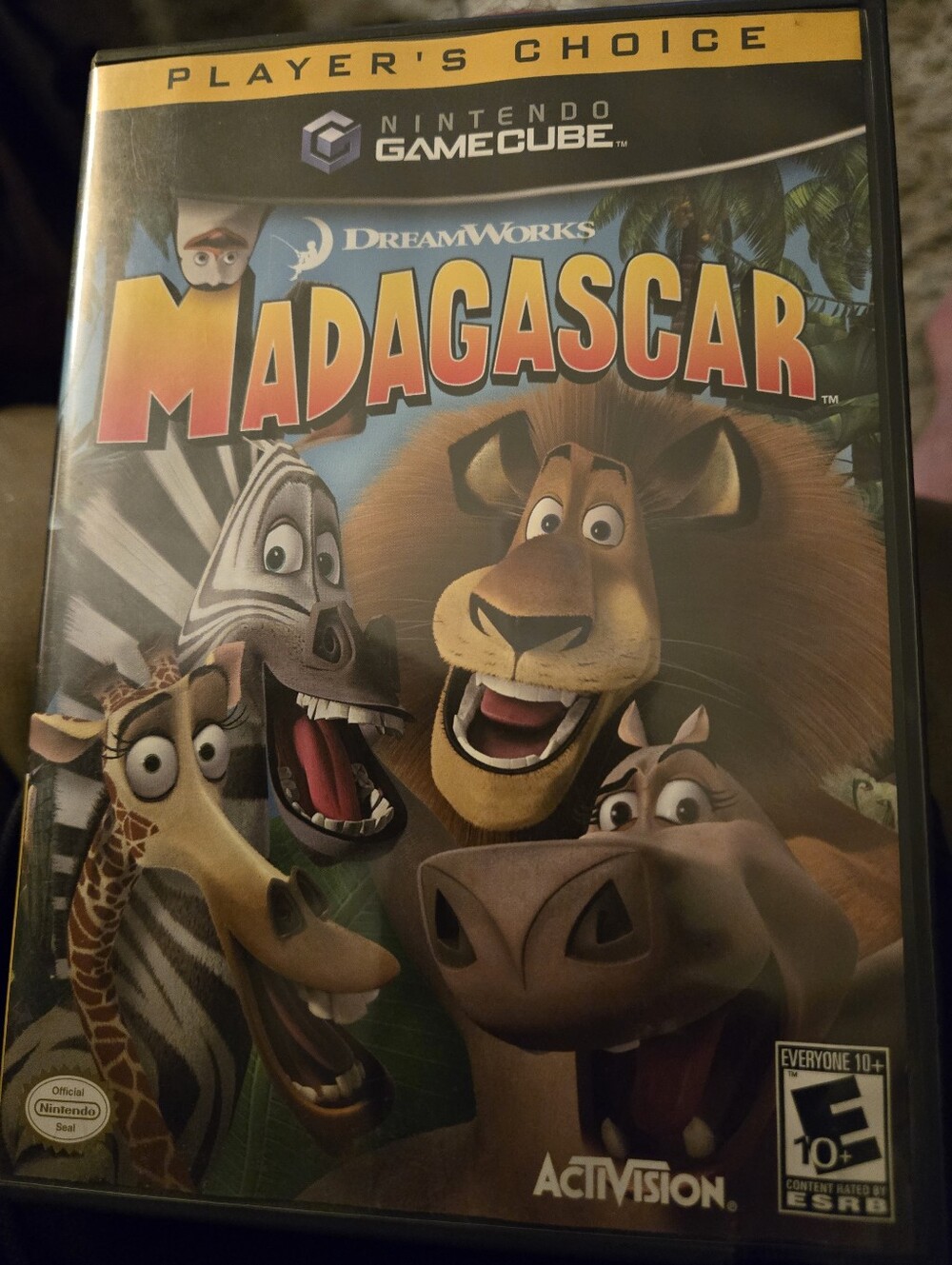 GameCube Madagascar Disk With Case And Instructions